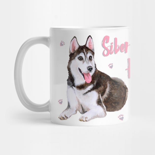 Siberian Huskies Make Me Happy! Especially for Husky Dog Lovers! by rs-designs